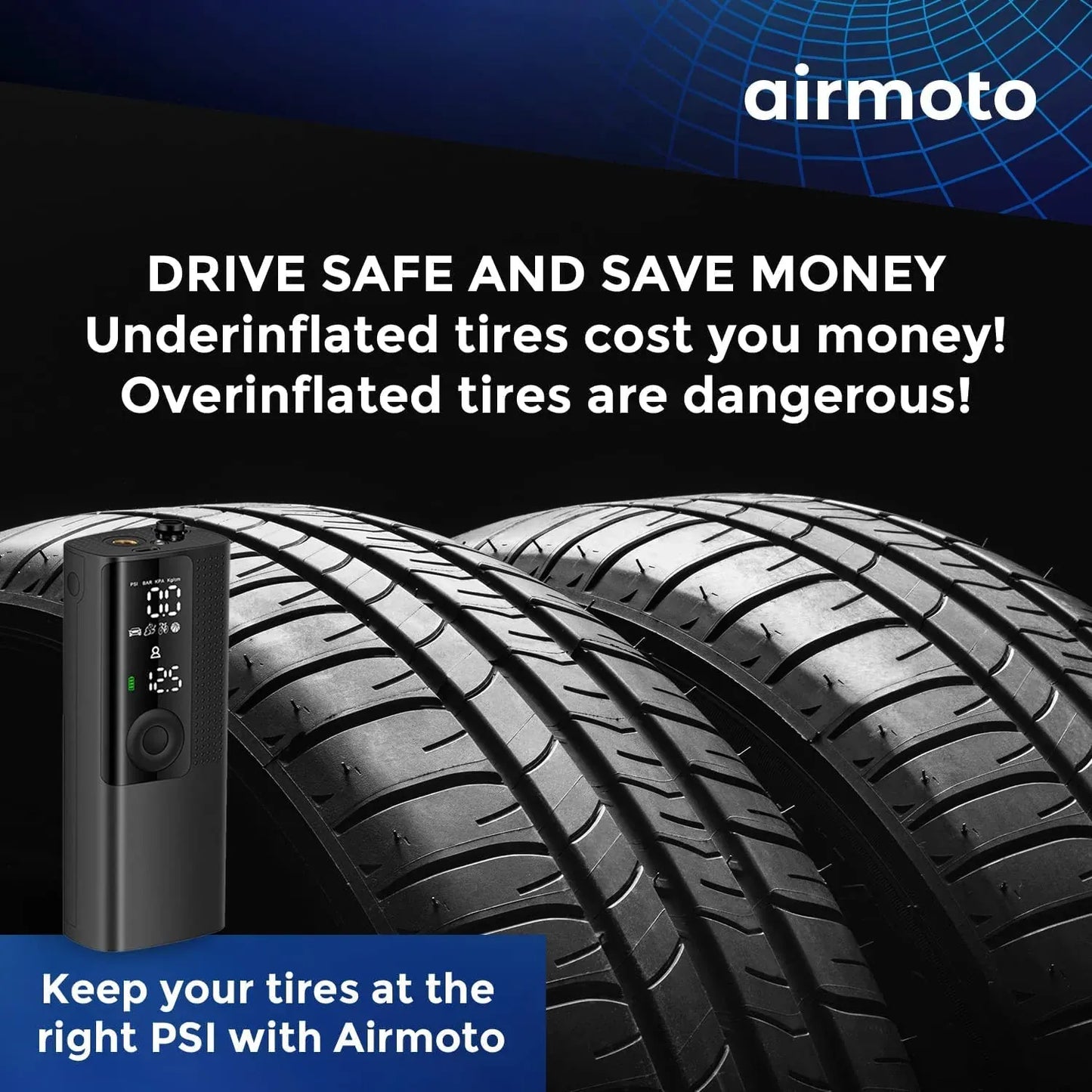Lenovo - Portable Car Air Compressor