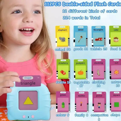Talking Flash Cards for Toddlers | 112 Educational Learning Cards for Kids 2-6 Years