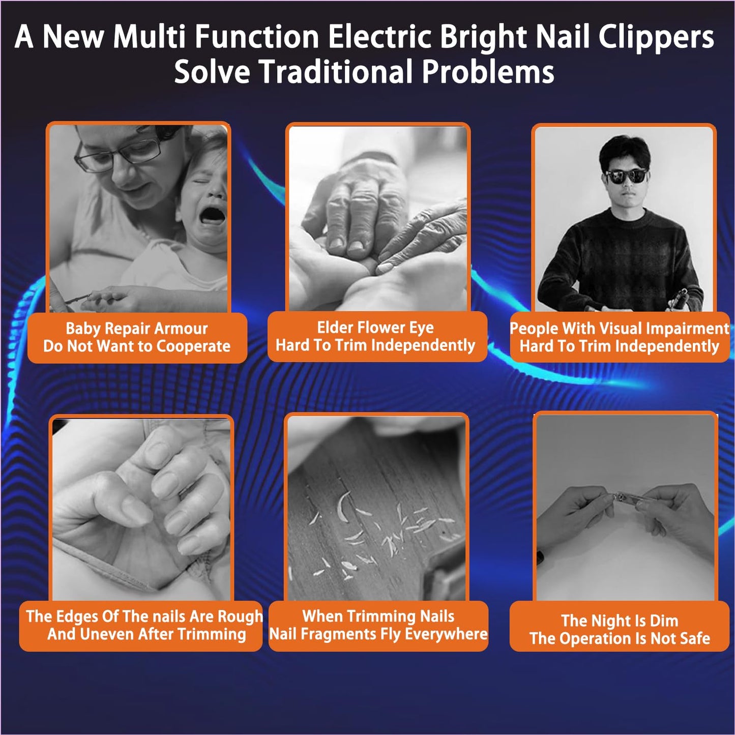 4-in-1 Electric Nail Clipper