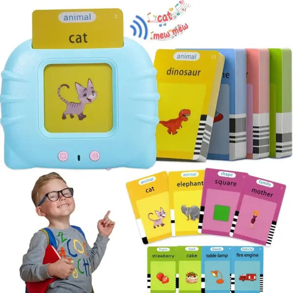 Talking Flash Cards for Toddlers | 112 Educational Learning Cards for Kids 2-6 Years