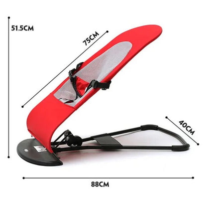 CuddleCloud™ Foldable Baby Bouncing Chair with Toy Bar