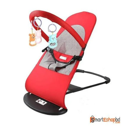 CuddleCloud™ Foldable Baby Bouncing Chair with Toy Bar