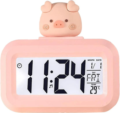 Cute Piggy Digital Clock
